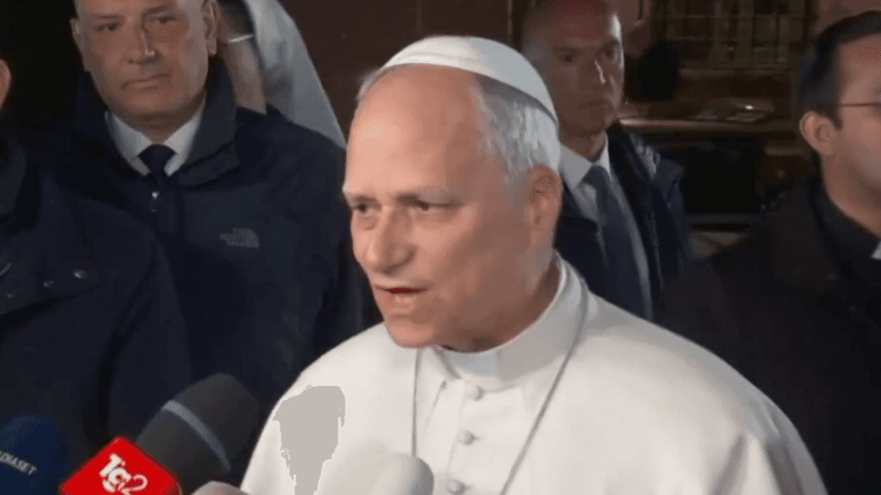 Screenshot of Pope Leo