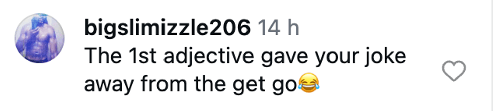 Screenshot of post by @bigslimizzle206