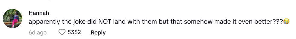 Screenshot of post by @heartilyhannah