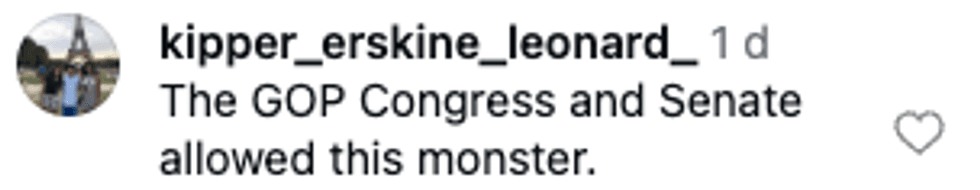 Screenshot of post by @kipper_erskine_leonard