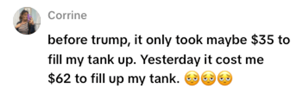 Screenshot of post by @lalalaughs6