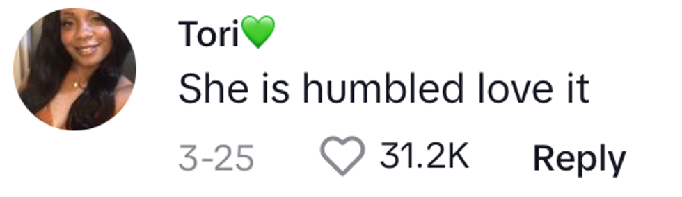 Screenshot of post by @latoria45