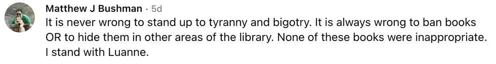 Screenshot of post by Matthew J Bushman