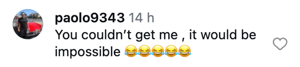 Screenshot of post by @paolo9343