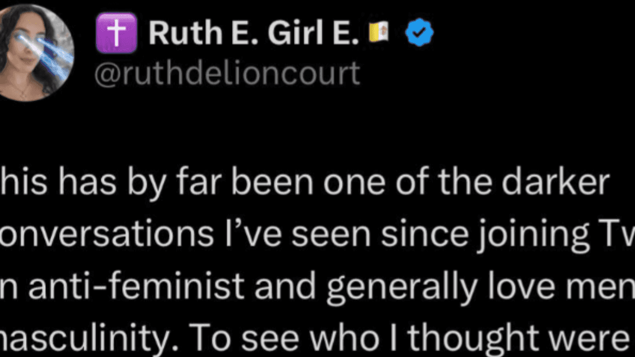 Screenshot of post by @ruthdelioncourt