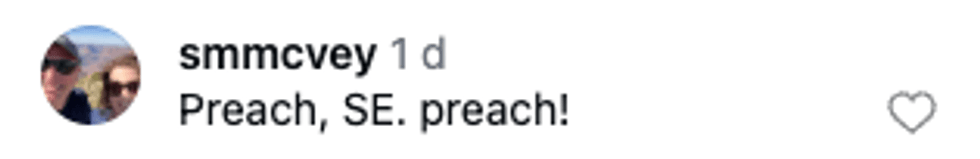 Screenshot of post by @smmcvey