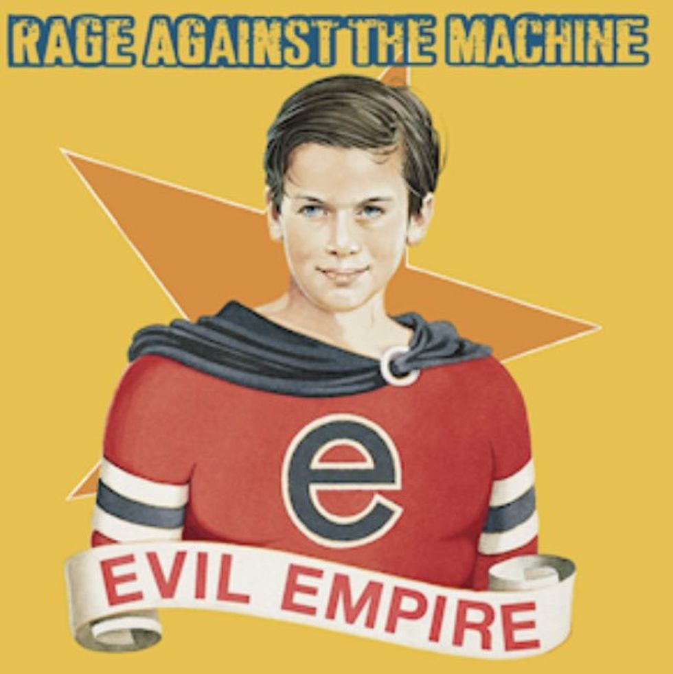 Screenshot of Rage Against the Machine's album "Evil Empire"