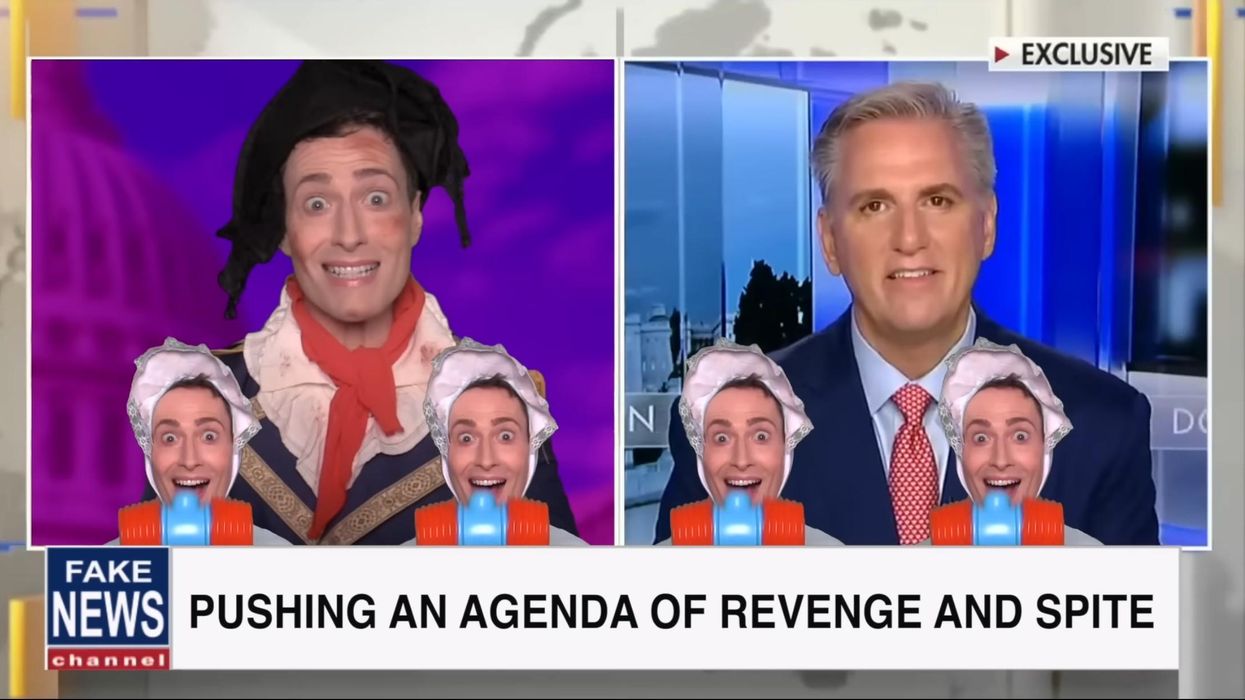 screenshot of Randy Rainbow and Kevin McCarthy