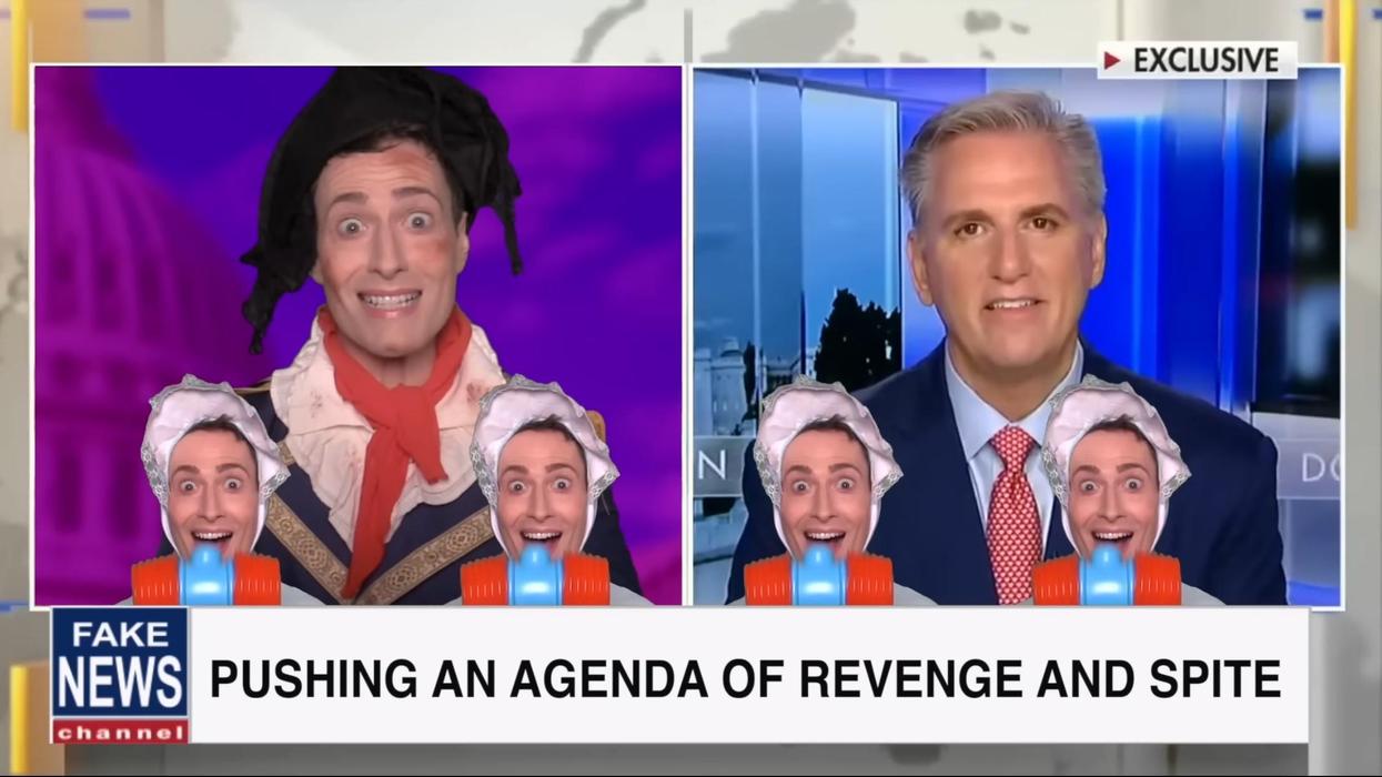 screenshot of Randy Rainbow and Kevin McCarthy