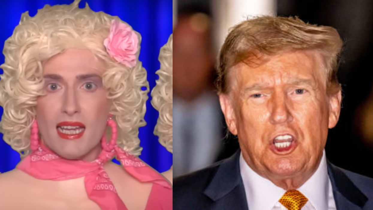 Screenshot of Randy Rainbow; Donald Trump