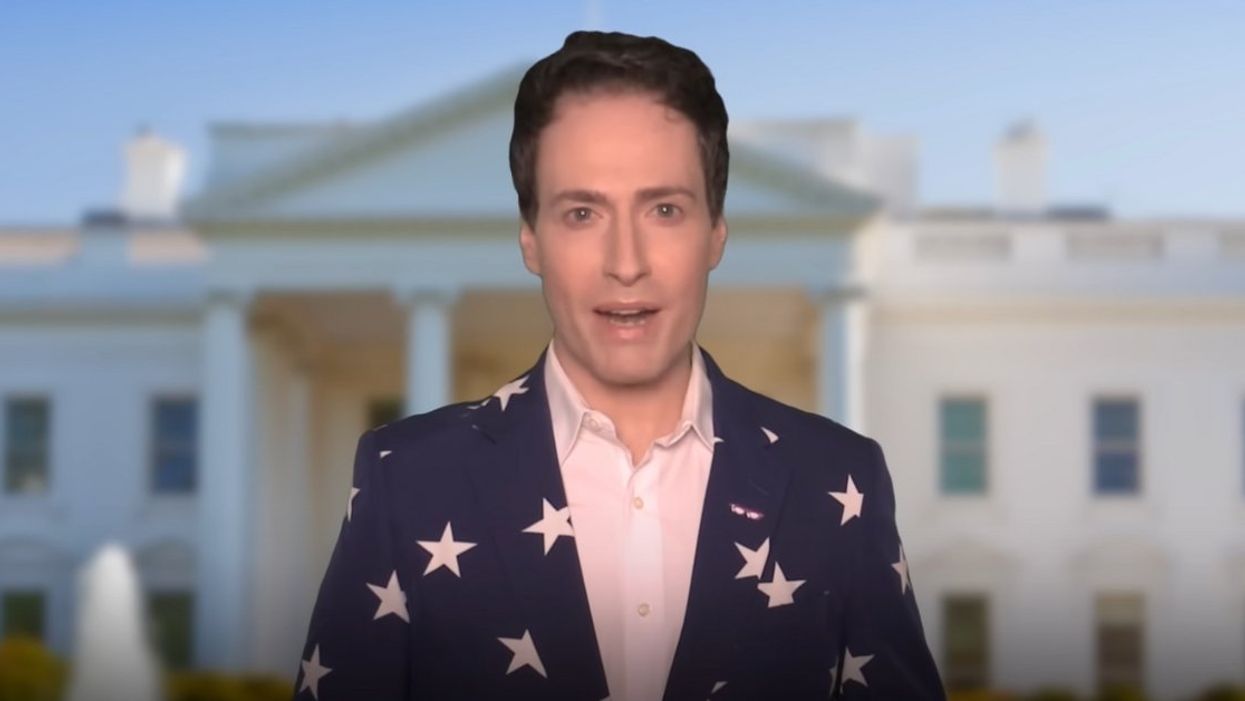 Screenshot of Randy Rainbow from video