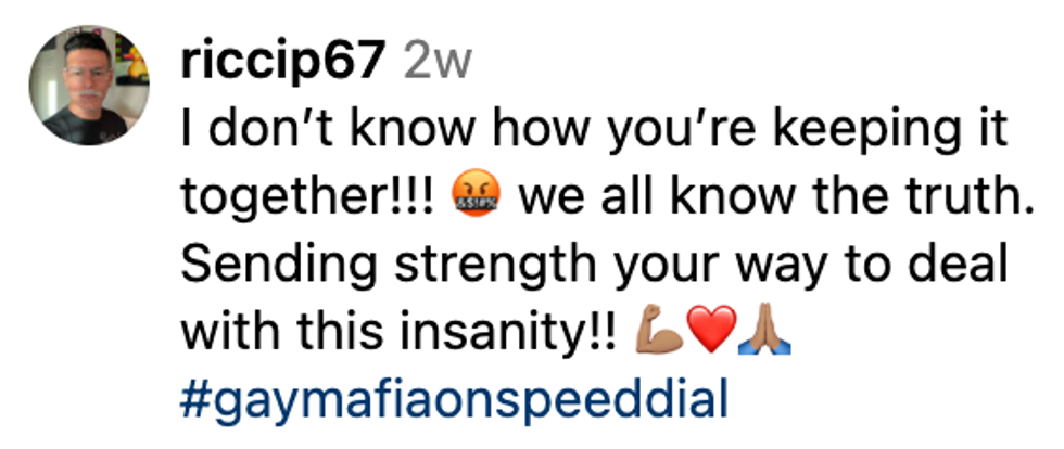 Screenshot of @riccip67's Instagram post