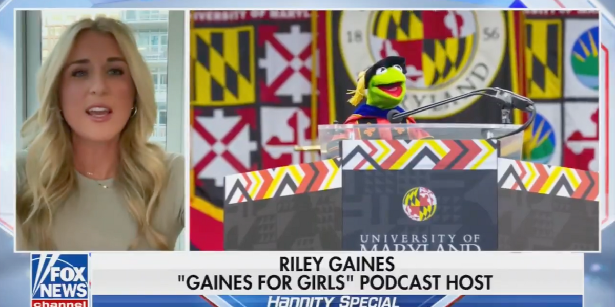 Anti-Trans Swimmer Bizarrely Rages Against Kermit The Frog For Giving Commencement Speech