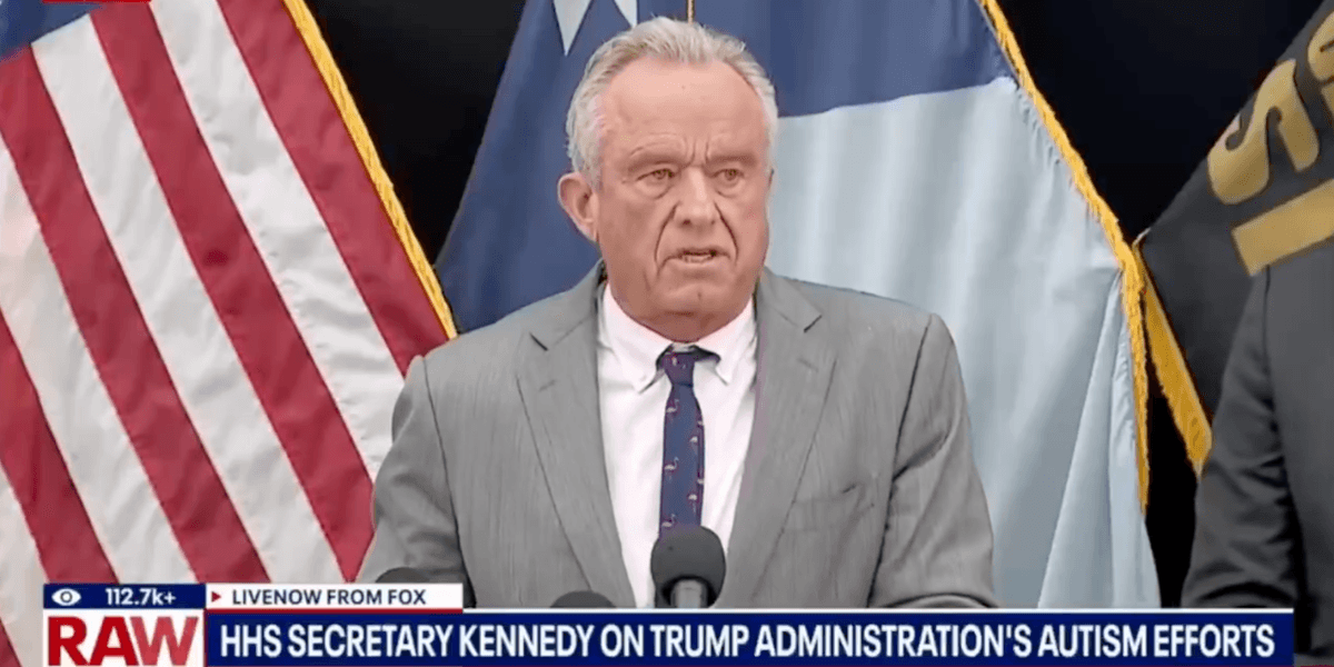 Screenshot of Robert F. Kennedy Jr.
