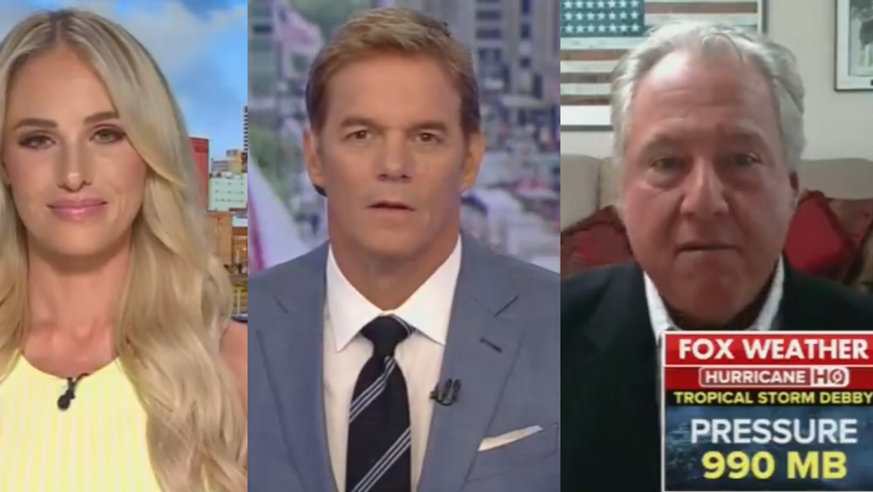 Screenshot of Robert Wolf and Fox News hosts