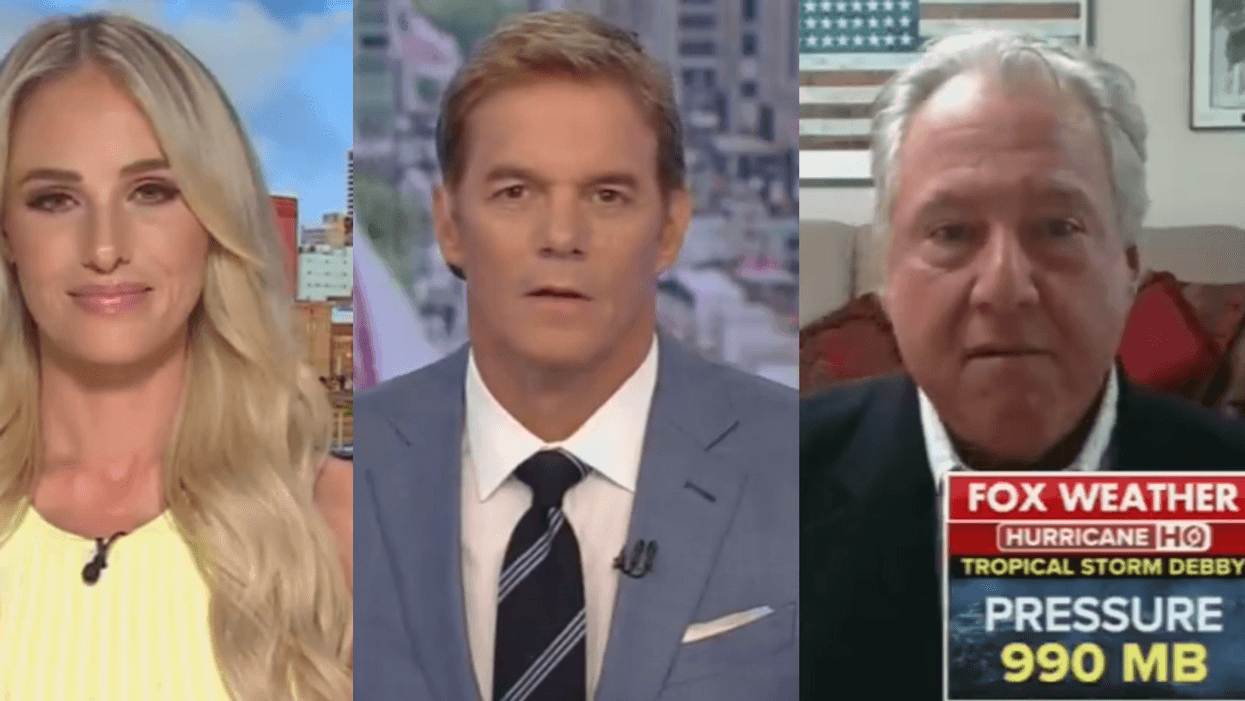 Screenshot of Robert Wolf and Fox News hosts