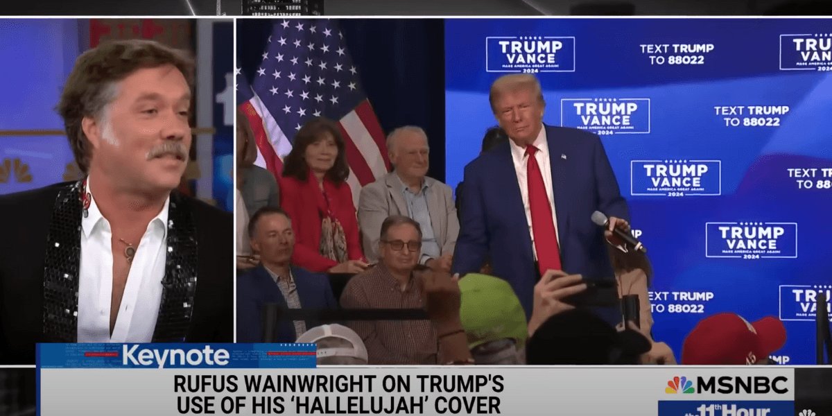 Rufus Wainwright Rips Trump Playing 'Hallelujah' At Rally: VIDEO ...