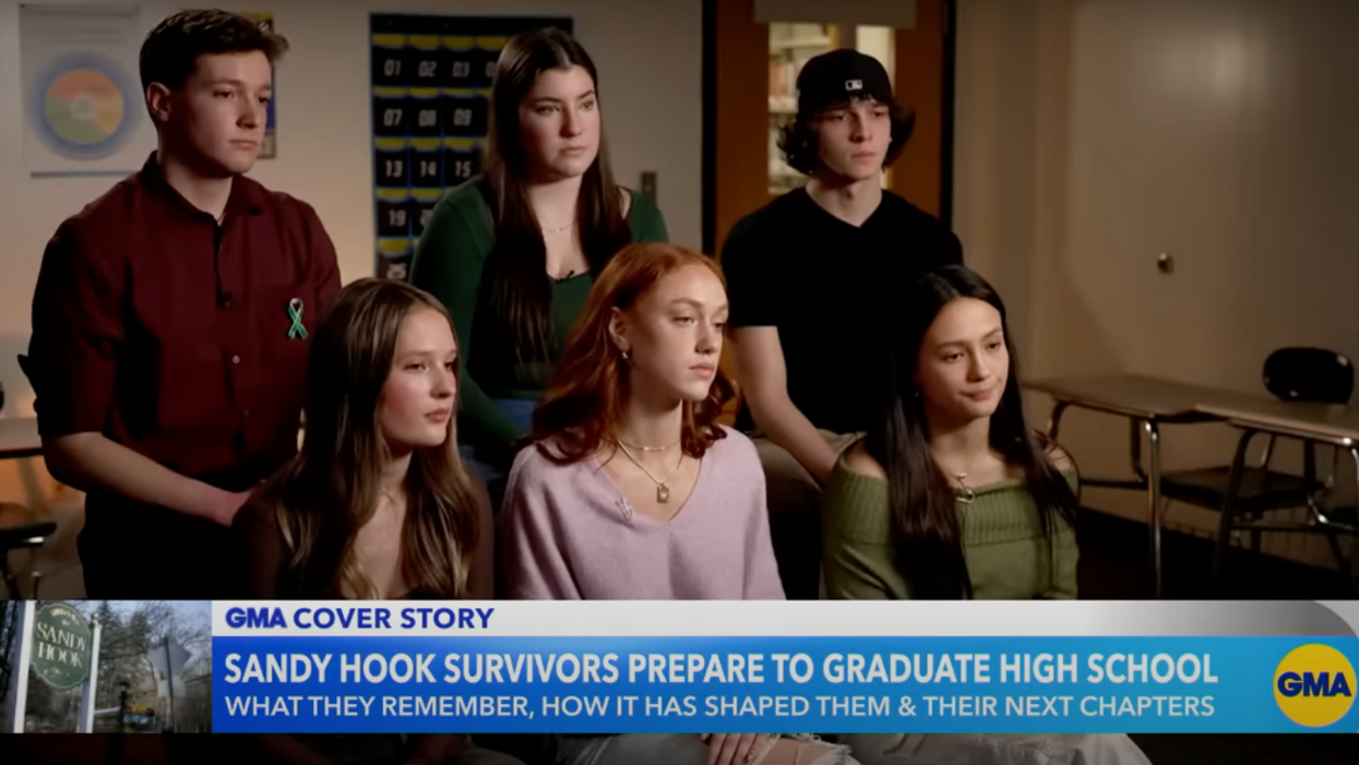 Screenshot of Sandy Hook survivors