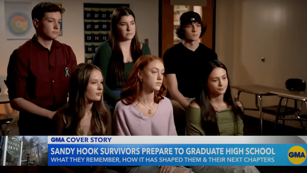 Screenshot of Sandy Hook survivors