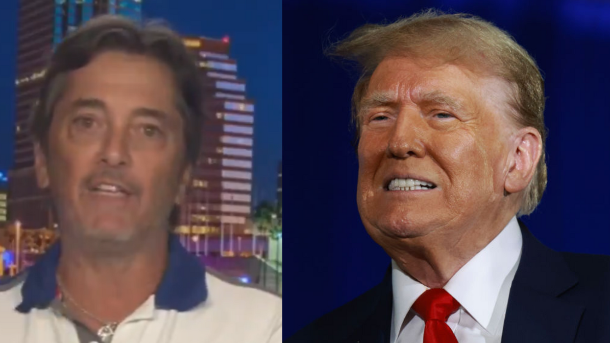 Screenshot of Scott Baio; Donald Trump