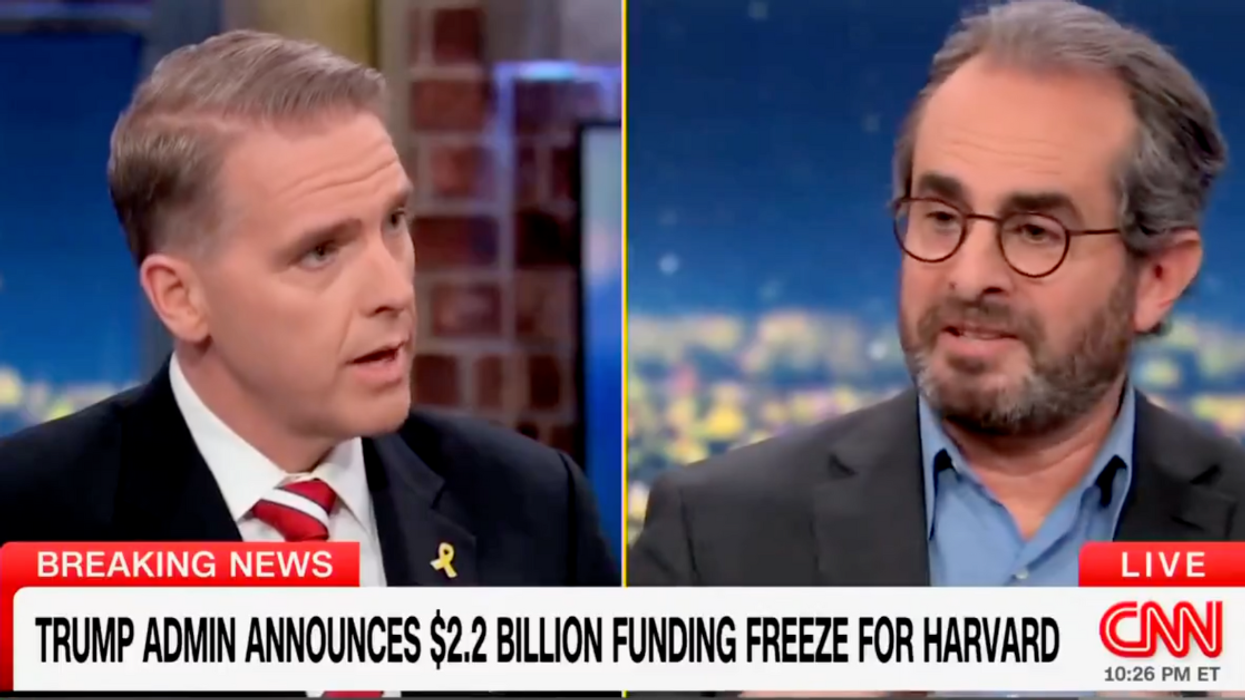 Screenshot of Scott Jennings and Jay Michaelson