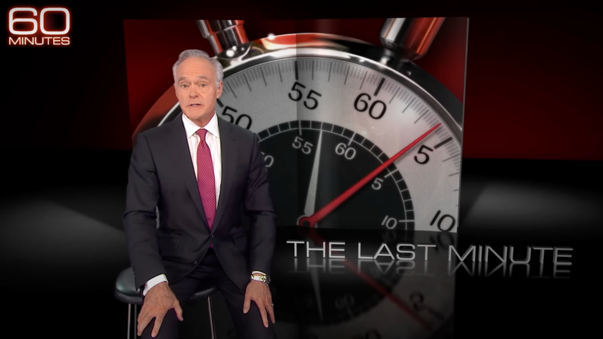 Screenshot of Scott Pelley