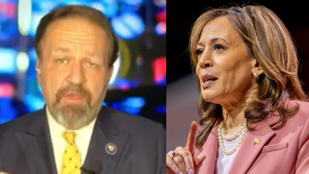 Screenshot of Sebastian Gorka; Kamala Harris