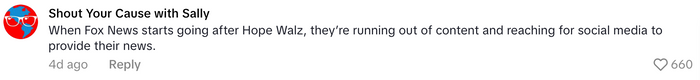 Screenshot of @shoutyourcause's post