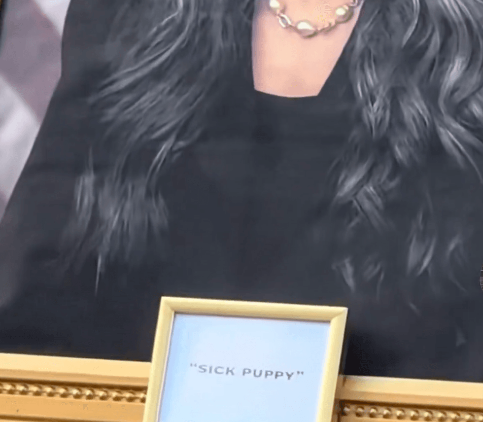 Screenshot of "Sick Puppy" plaque