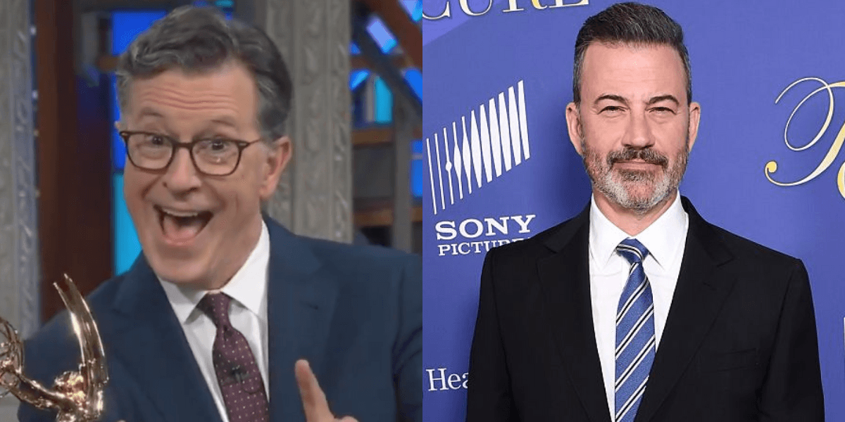 Colbert Jokes About Own Show After Kimmel Is Back: VIDEO - Comic Sands