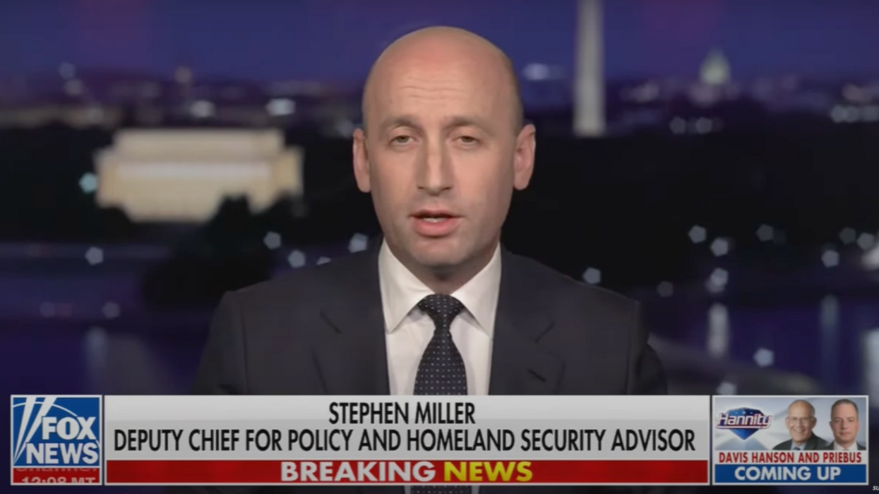 Screenshot of Stephen Miller