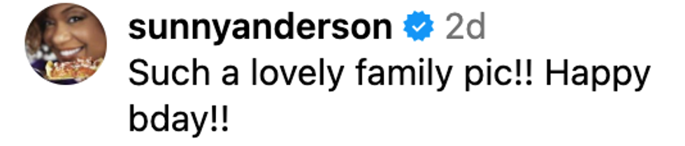 Screenshot of @sunnyanderson's post