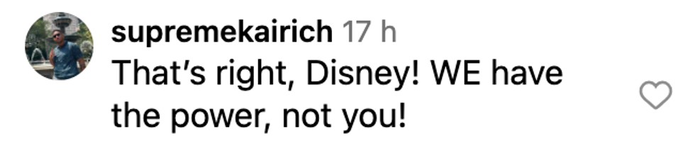 Screenshot of @supremekairich's post