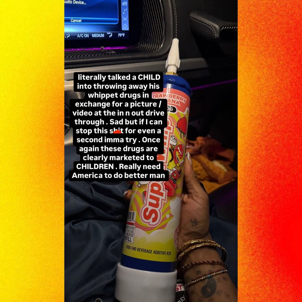 Screenshot of SZA's Instagram story