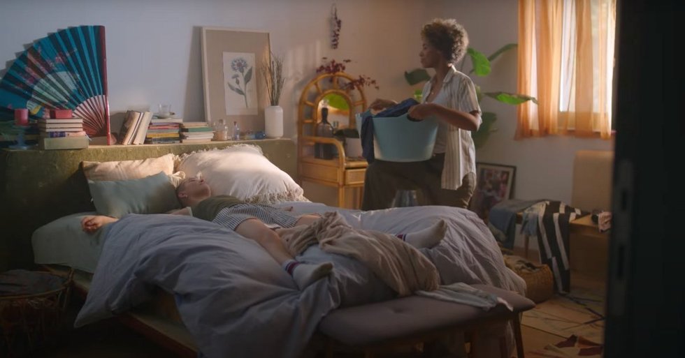 Screenshot of the couple from eHarmony ad