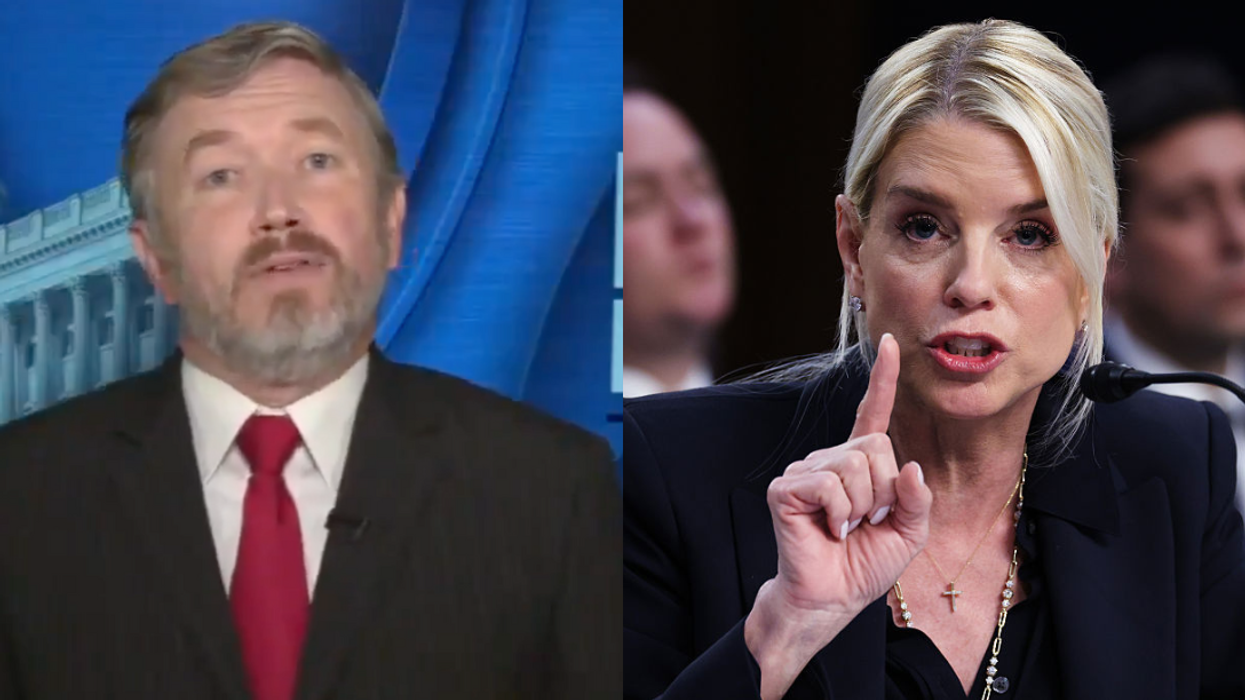 Screenshot of Thomas Massie; Pam Bondi