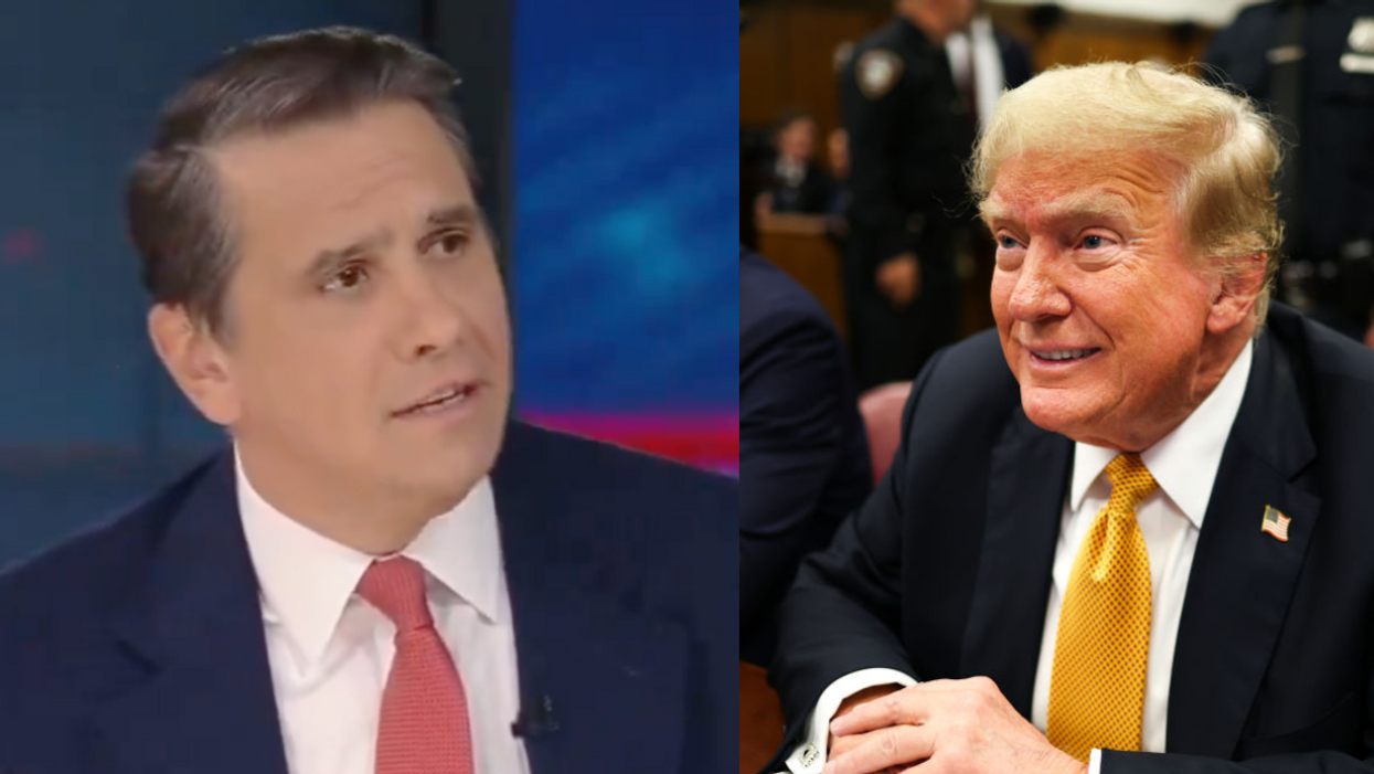 Screenshot of Todd Blanche; Donald Trump