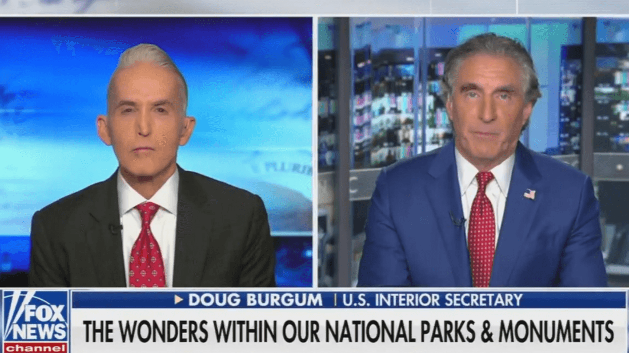 screenshot of Trey Gowdy and Doug Burgum