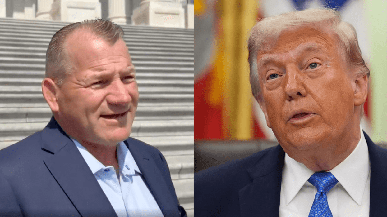 Screenshot of Troy Nehls; Donald Trump
