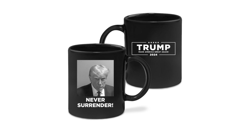 Screenshot of Trump coffee mugs