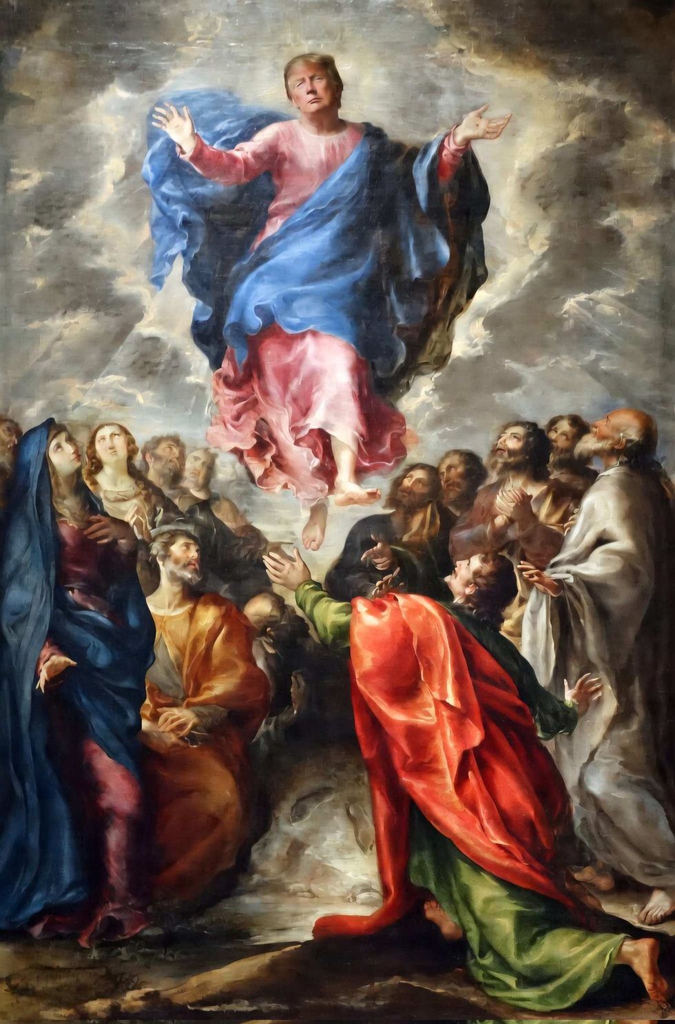 Screenshot of Trump meme