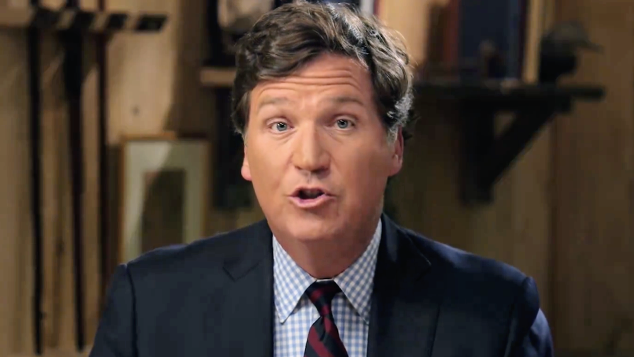 screenshot of Tucker Carlson
