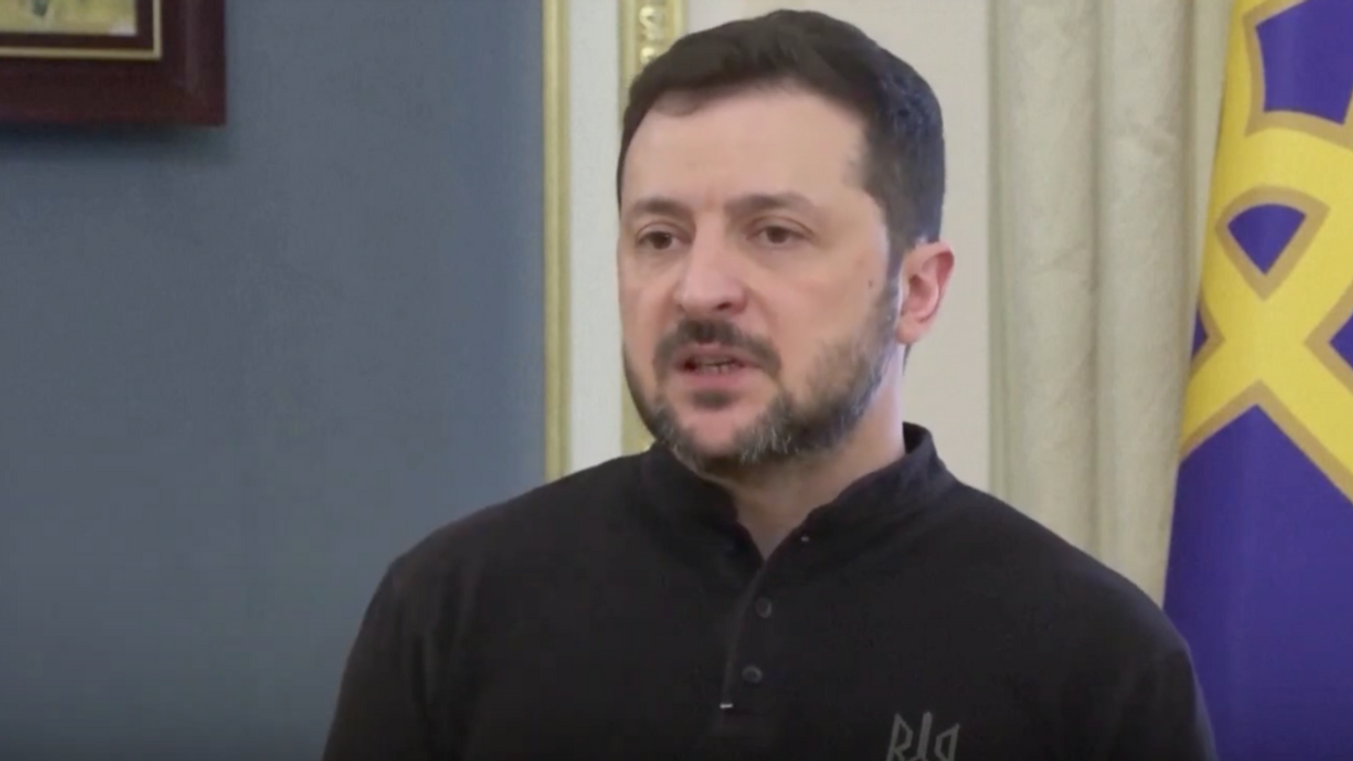Screenshot of Volodymyr Zelenskyy