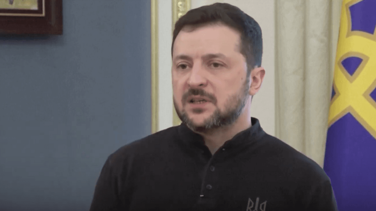 Screenshot of Volodymyr Zelenskyy