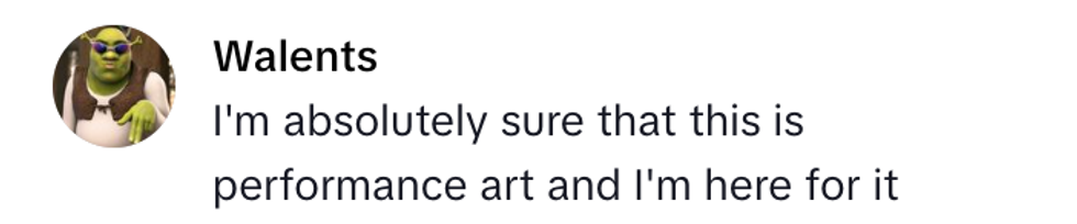 Screenshot of @walents' post