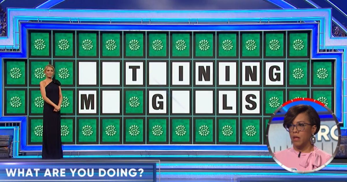 Screenshot of 'Wheel of Fortune' puzzle board