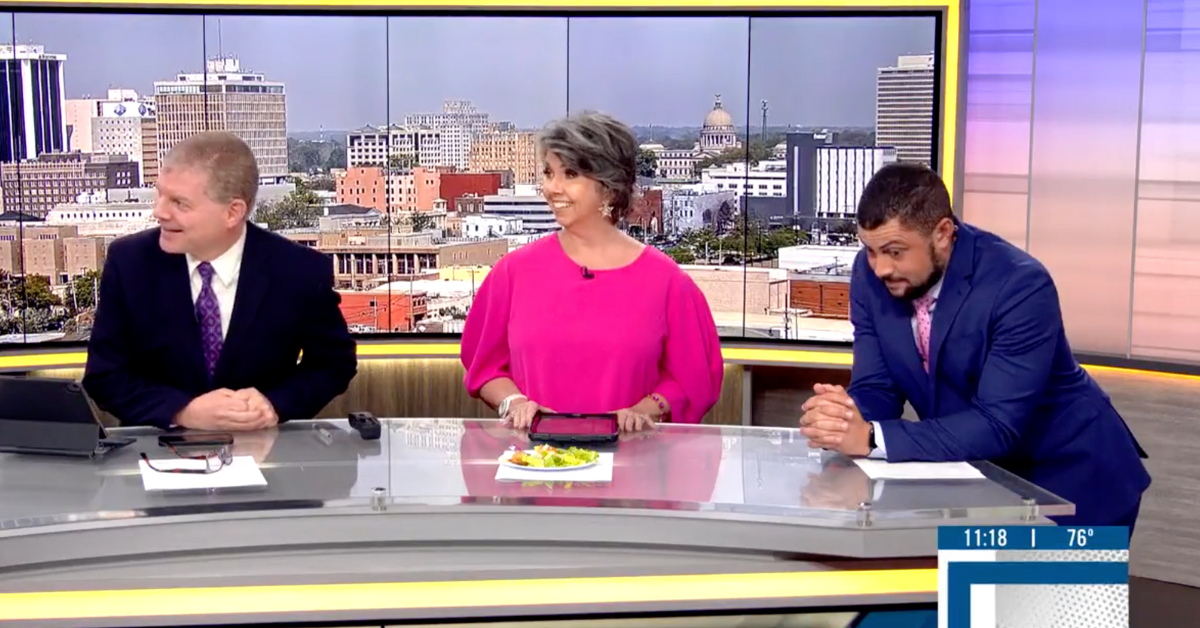 screenshot of WLBT news team