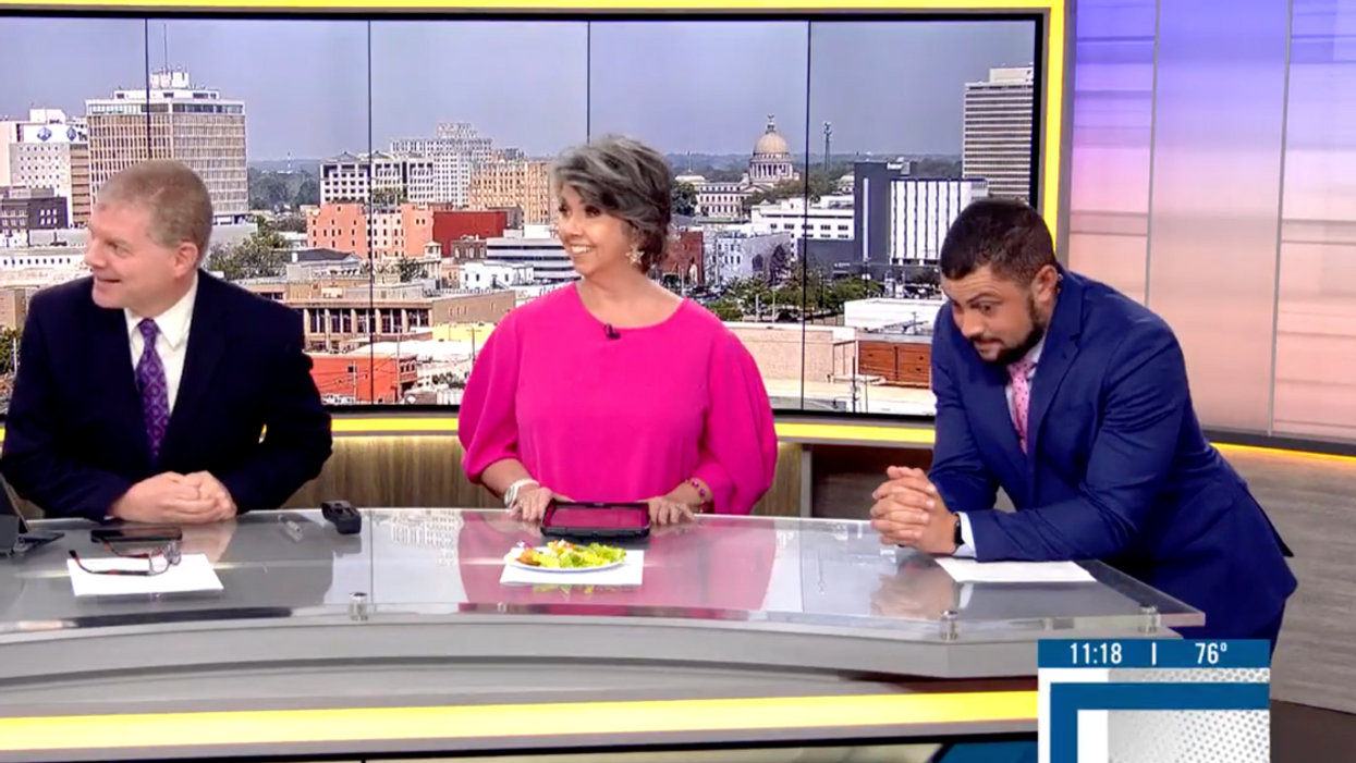 screenshot of WLBT news team