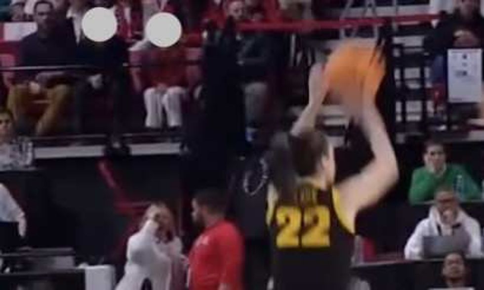 Screenshot showing Jack Smith at Iowa Hawkeyes game