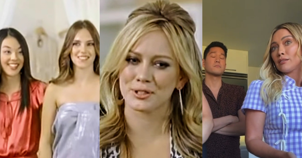 screenshots from 2008 Hillary Duff 'That's So Gay' GLSEN PSA; screenshot from 